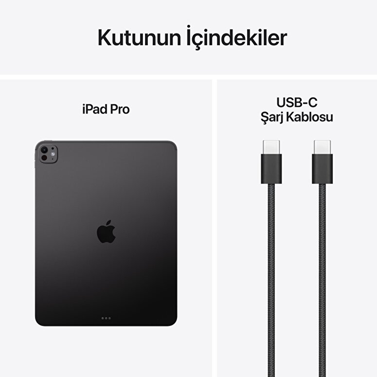 Apple 13 inç iPad Pro M5 Wi-Fi 2TB Nano-Texture Cam Uzay Siyahı MDYV4TU/A