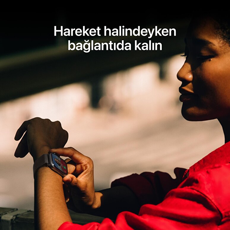 Apple Watch Series 11 GPS 42mm Uzay Grisi Alüminyum Kasa ve Siyah Spor Kordon - M/L MEQX4TU/A