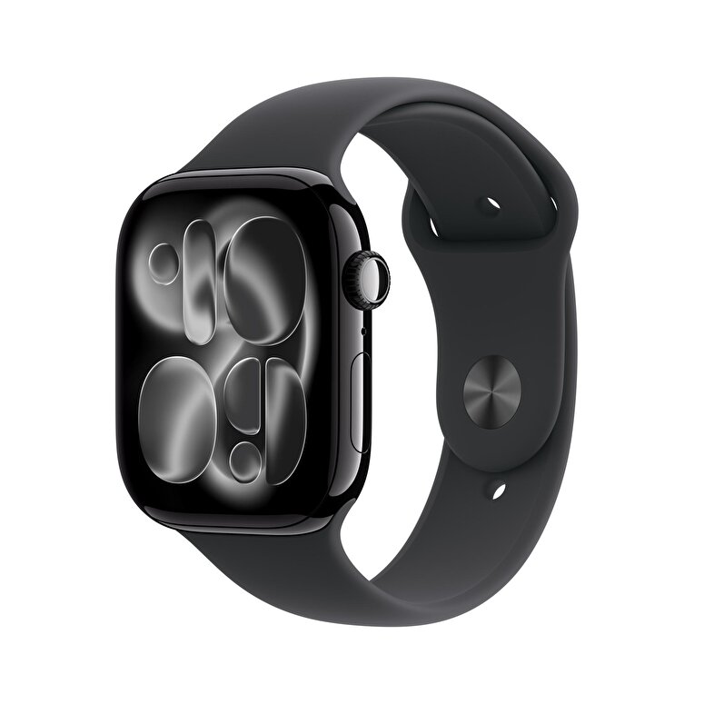 Apple Watch Series 11 GPS 46mm Simsiyah Alüminyum Kasa ve Siyah Spor Kordon - S/M MEUW4TU/A