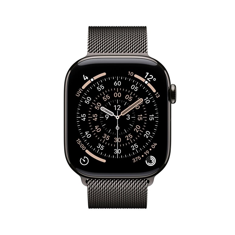 Apple Watch Series 11 GPS + Cellular 42mm Arduvaz Titanyum Kasa ve Arduvaz Milano Loop MF8U4TU/A
