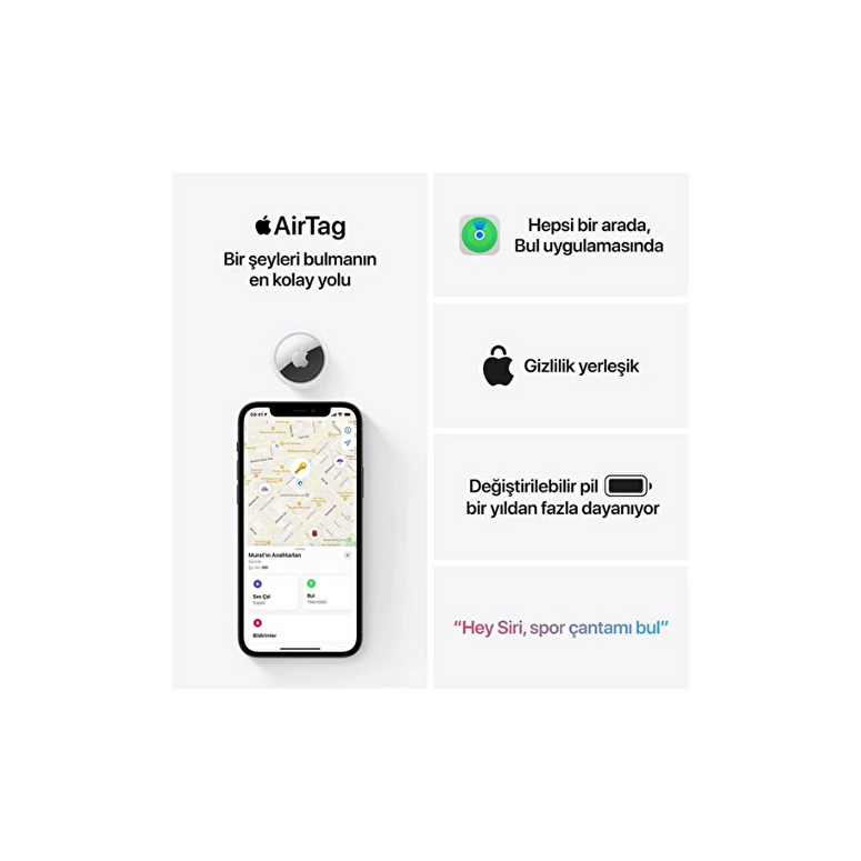 Apple AirTag (4’lü Paket) MFEA4ZF/A