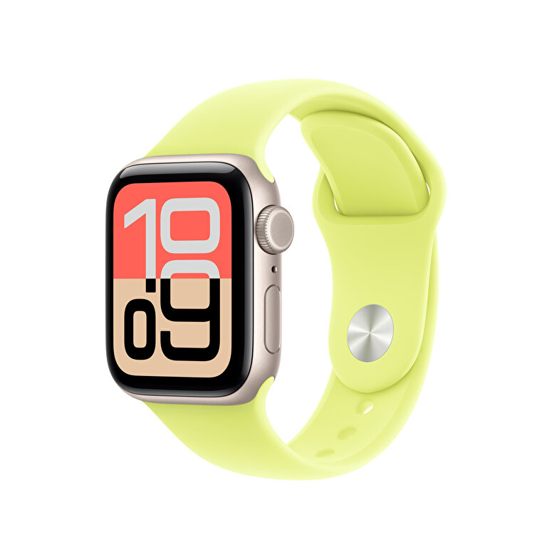 40 mm Neon Sarı Spor Kordon  - S/M MFFT4ZM/A