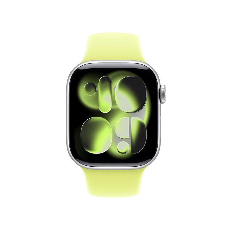 42 mm Neon Sarı Spor Kordon  - M/L MFGD4ZM/A
