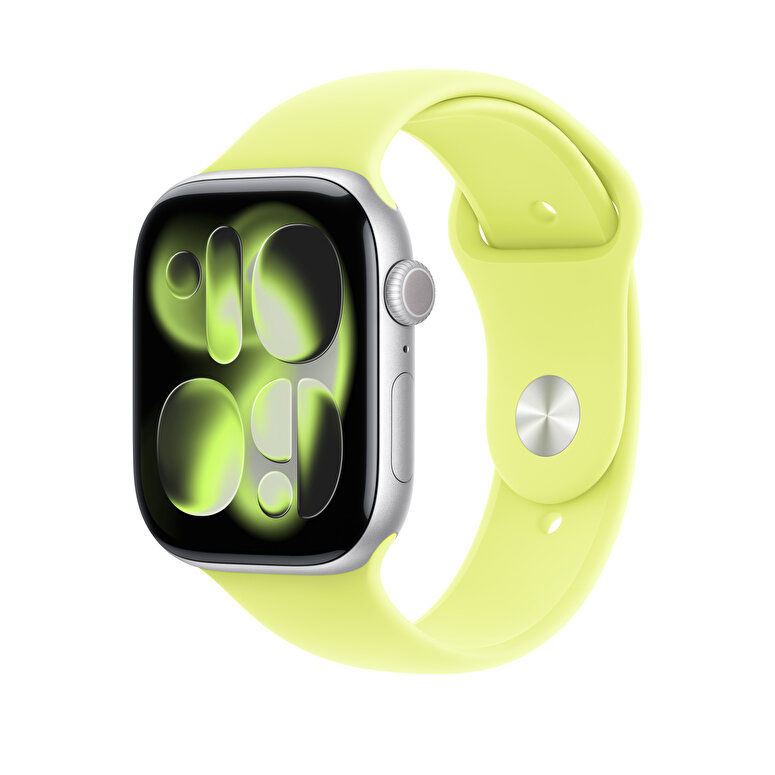 46 mm Neon Sarı Spor Kordon  - M/L MFGW4ZM/A