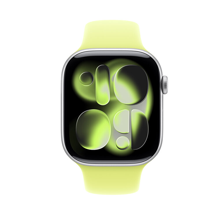 46 mm Neon Sarı Spor Kordon  - M/L MFGW4ZM/A