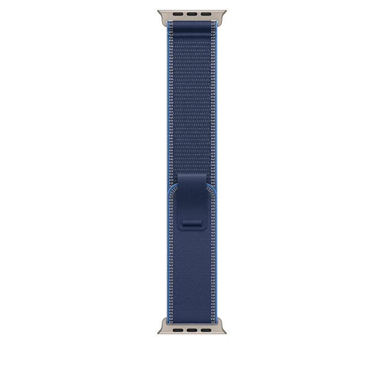 49 mm Mavi/Parlak Mavi Trail Loop - S/M - Natürel Titanyum MFT64ZM/A