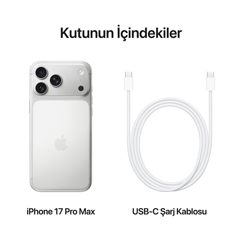 iPhone 17 Pro Max 2TB Gümüş MFYY4TU/A