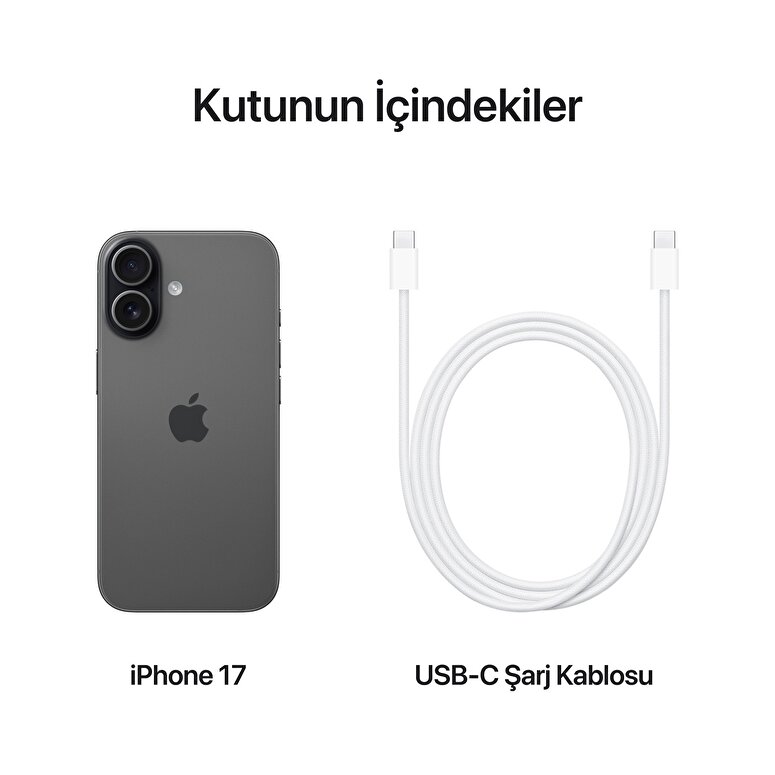 iPhone 17 512GB Siyah MG6P4TU/A