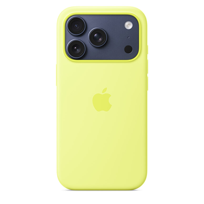 iPhone 17 Pro için MagSafe özellikli Silikon Kılıf - Neon Sarı MGFF4ZM/A
