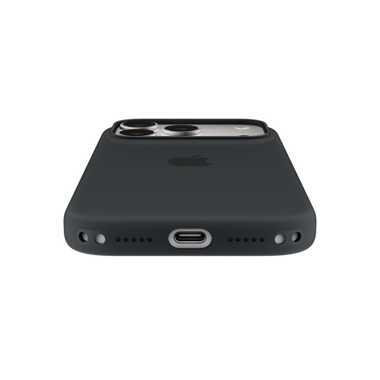 iPhone 17 Pro için MagSafe özellikli Silikon Kılıf - Siyah MGFK4ZM/A