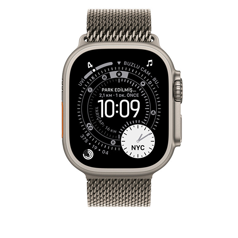 49 mm Natürel Titanyum Milano Loop - Büyük Boy MGHQ4ZM/A