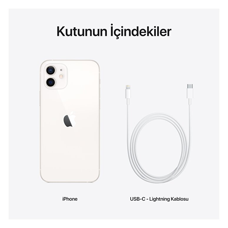 Apple iPhone 12 64GB Beyaz  MGJ63TU/A