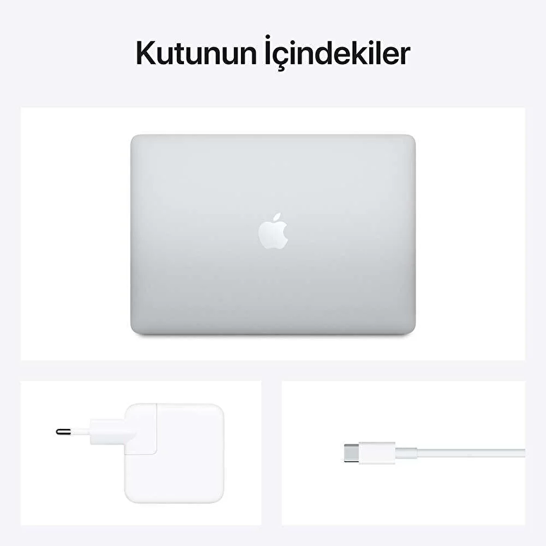 Apple MacBook Air 13'' Apple M1 8GB 256GB SSD Gümüş - MGN93TU/A MGN93TU/A