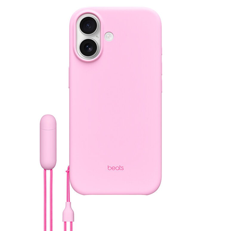 MagSafe özelliği ve Kamera Denetimi düğmesine sahip Beats iPhone 17 Kickstand Kılıfı - Çakıl Pembesi MGY64LL/A