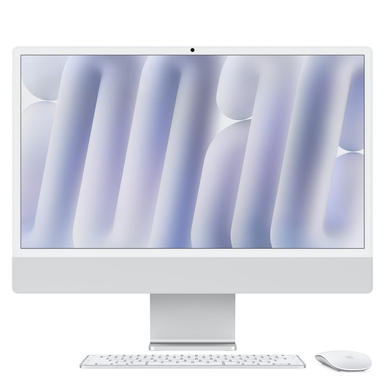 Apple iMac Retina 4.5K M6 Çip 12 Çekirdekli CPU 12 Çekirdekli GPU 16GB Bellek 256GB SSD Gümüş
