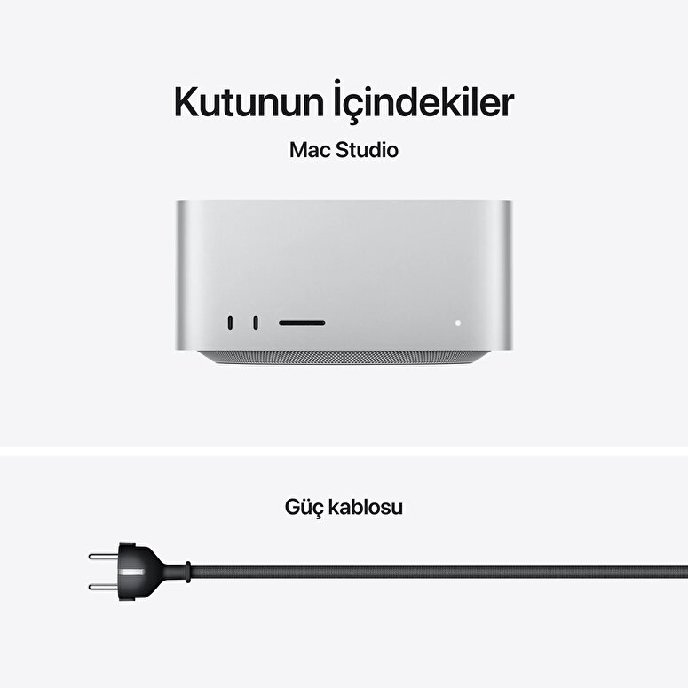 Mac Studio Apple M5 Max Çip 18 Çekirdekli CPU 32 Çekirdekli GPU 36GB Bellek 512GB SSD MHL64TU/A