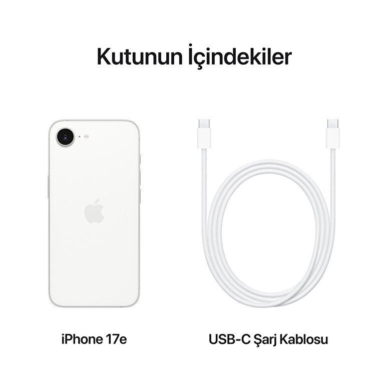 iPhone 17e 512GB Beyaz MHU04TU/A