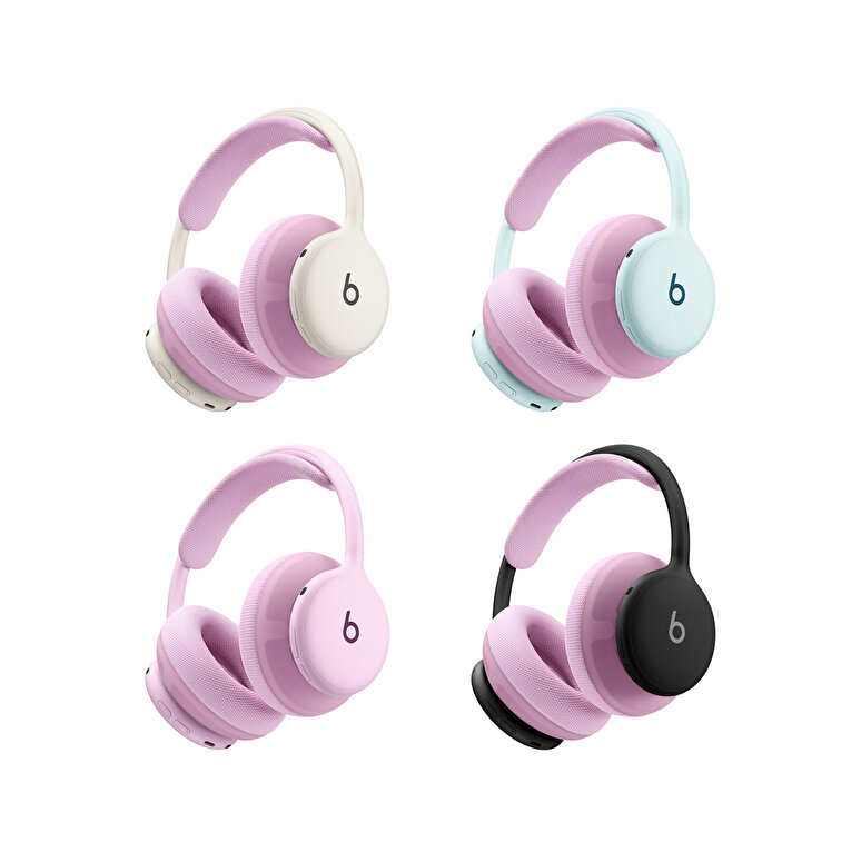 Beats 360 Kulaklık Yastığı Seti - Kulaklıklar ve Kafa Bandı için Pembe Performans Örgülü Yastıklar MJA44EE/A