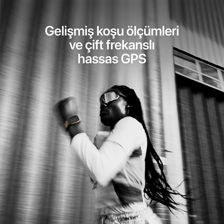 Apple Watch Ultra 4 GPS + Cellular, 49mm Natürel Titanyum Kasa ve Buzlu Gri Ocean Kordon MJAD4TU/A