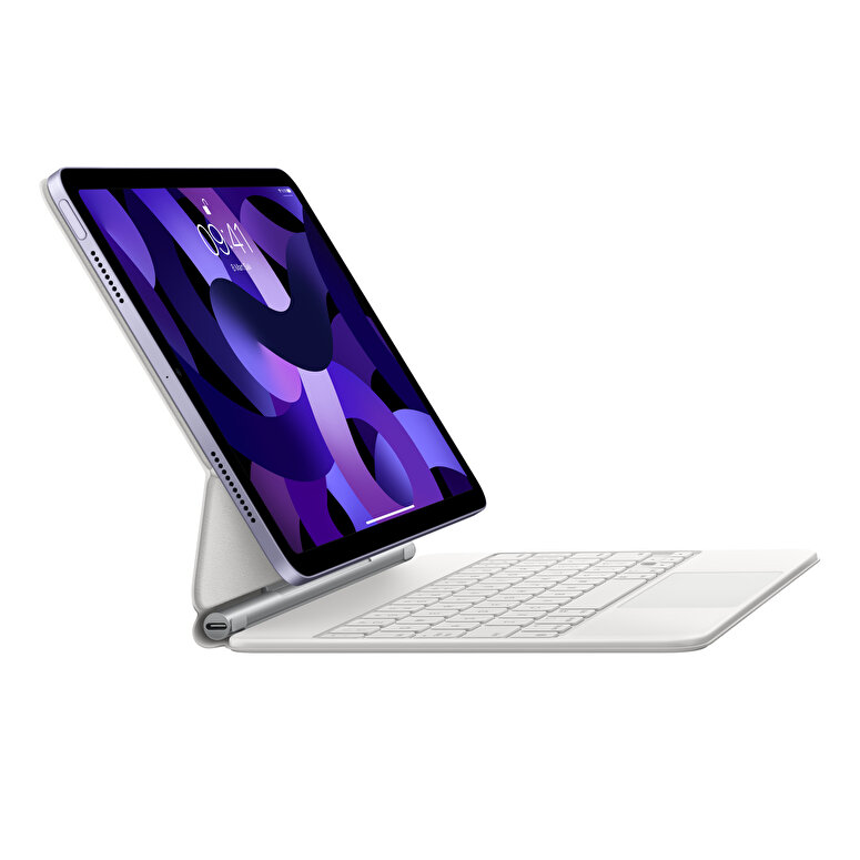 Teşhir - Apple 11 inç iPad Pro (4. nesil) ve iPad Air (5. nesil) için Magic Keyboard - Türkçe Q Klavye - Beyaz MJQJ3TQ/A