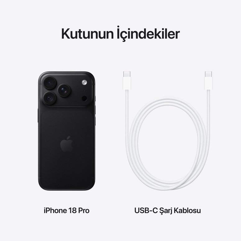 iPhone 18 Pro 256GB Siyah MJRP4TU/A