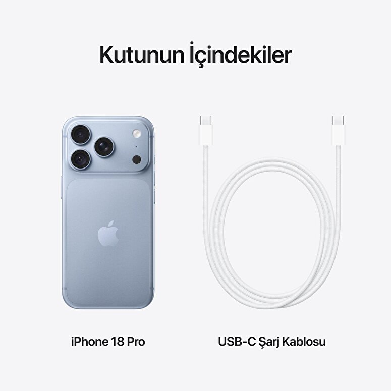 iPhone 18 Pro 256GB Buzul Rengi MJRT4TU/A