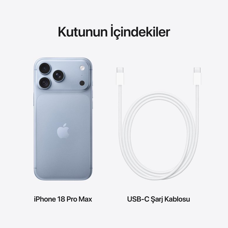 iPhone 18 Pro Max 1TB Buzul Rengi MJY14TU/A