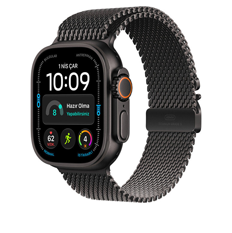 49 mm Siyah Titanyum Milano Loop - Küçük Boy MK0F4ZM/A
