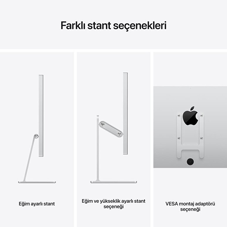 Teşhir - Apple Studio Display - Standart Cam - Eğimi Ayarlanabilir Stand MK0U3TU/A