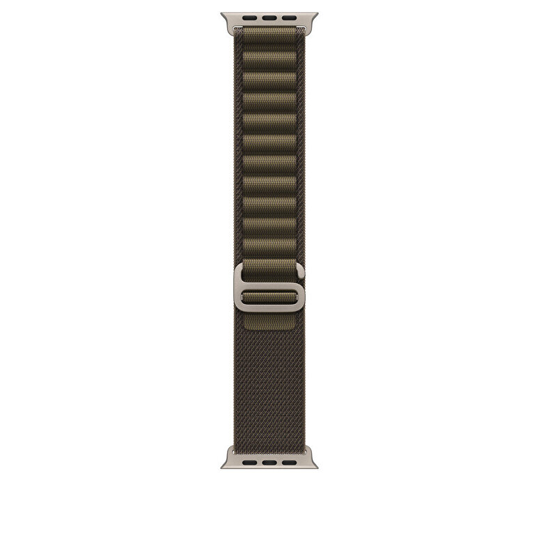 49 mm Koyu Zeytin Yeşili Alpine Loop - Orta Boy - Natürel Titanyum MK7A4ZM/A
