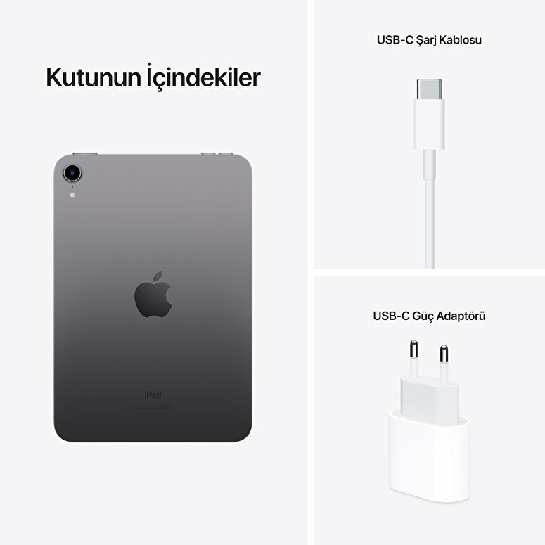 Apple iPad mini 8.3" Wi-Fi 256GB - Uzay Grisi  MK7T3TU/A