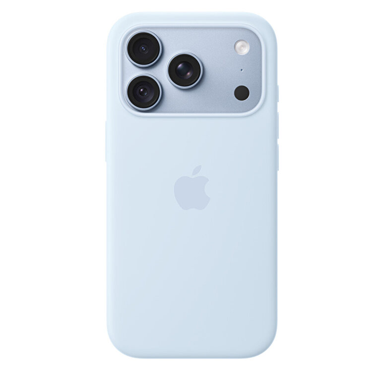 iPhone 18 Pro için MagSafe özellikli Silikon Kılıf - Taze Mavi MK8W4ZM/A