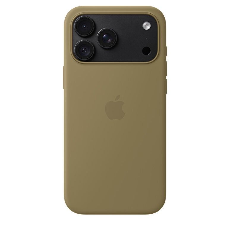 iPhone 18 Pro Max için MagSafe özellikli Silikon Kılıf - Klasik Zeytin Yeşili MK924ZM/A