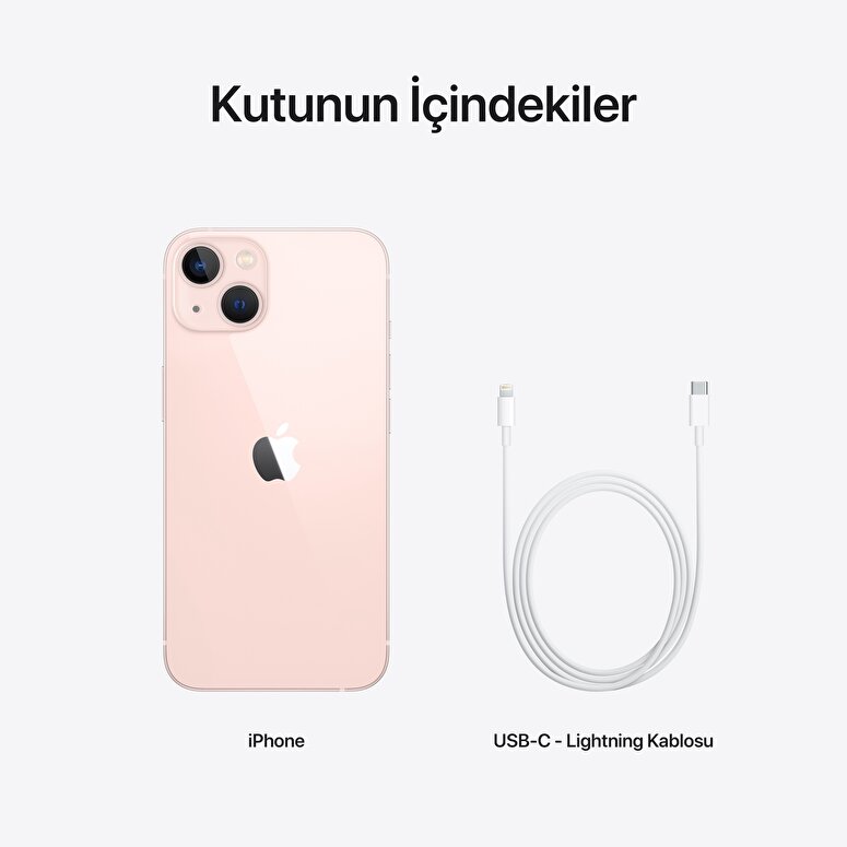 Apple iPhone 13 128GB Pembe  MLPH3TU/A