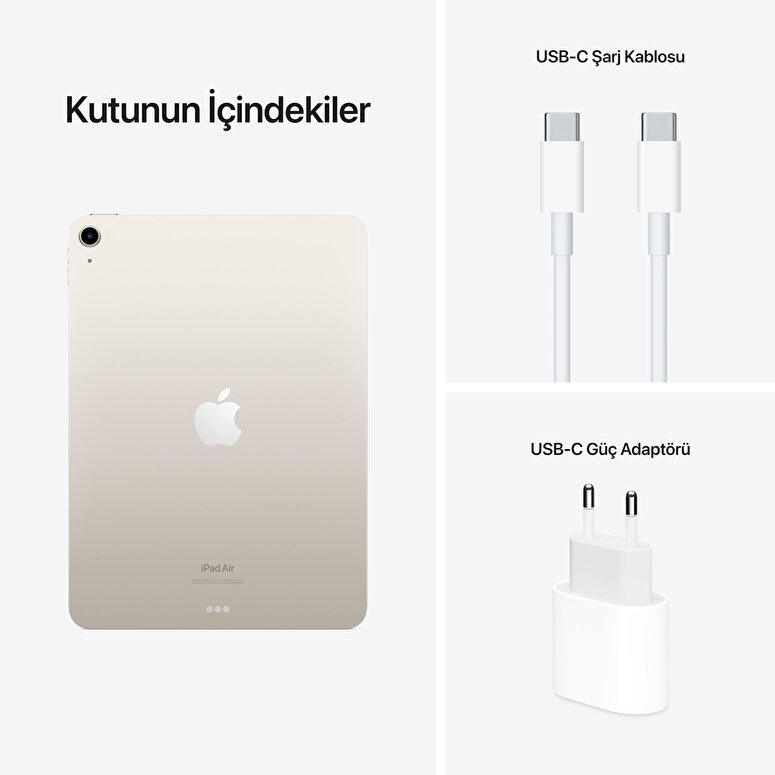 Apple iPad Air 10.9 inç Wi-Fi 64GB Yıldız Işığı MM9F3TU/A MM9F3TU/A