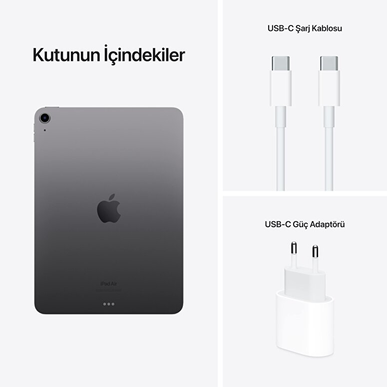 Apple iPad Air 10.9 inç 256GB WiFi Uzay Grisi MM9L3TU/A
