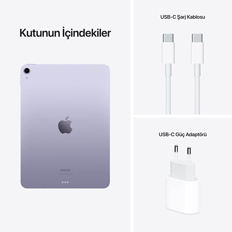 Apple iPad Air 10.9 inç Wi-Fi 64GB Mor MME23TU/A MME23TU/A