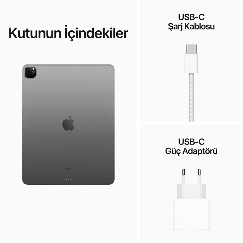 Apple 12.9 inç iPad Pro Wi-Fi 128GB - Uzay Grisi  MNXP3TU/A
