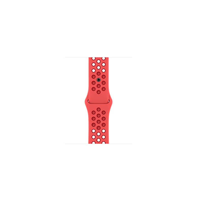 Apple Watch 41 mm Bright Crimson/Gym Red Nike Spor Kordon MPGW3ZM/A