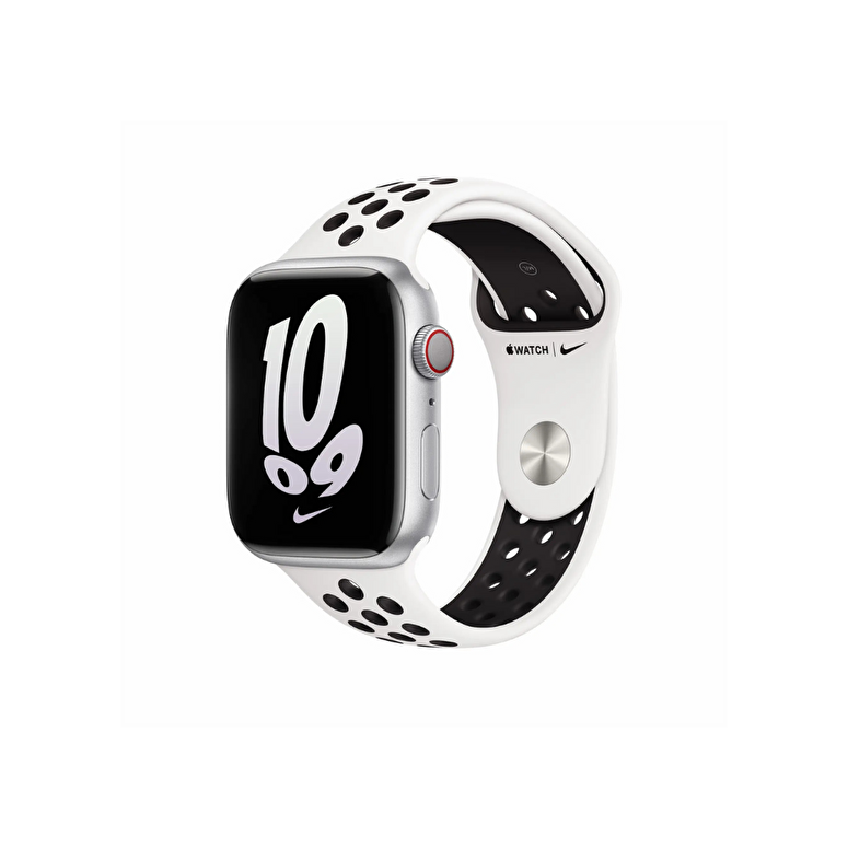 Apple Watch 45 mm Summit White/Black Nike Spor Kordon MPH13ZM/A