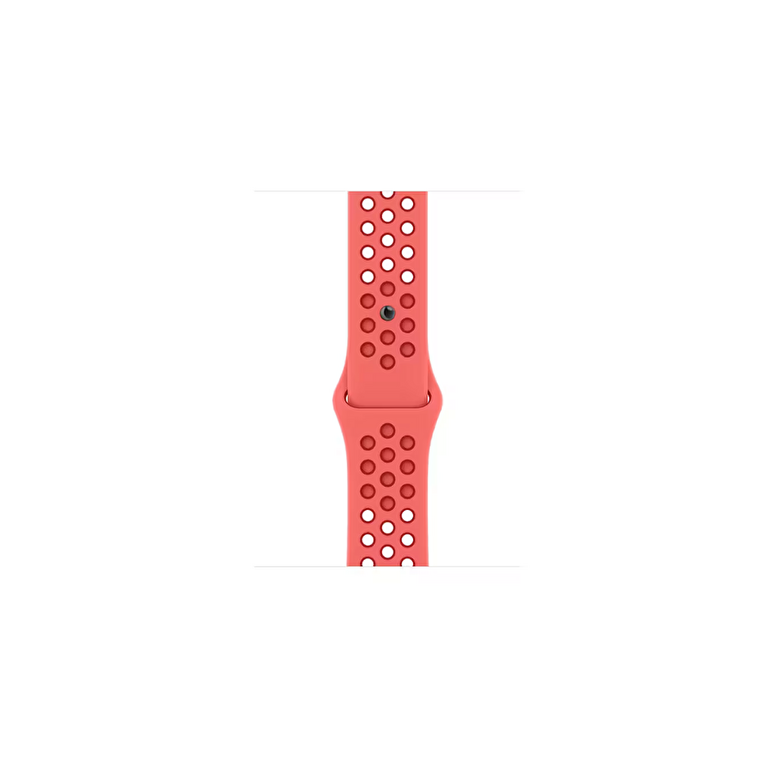 Apple Watch 45 mm Bright Crimson/Gym Red Nike Spor Kordon MPHA3ZM/A