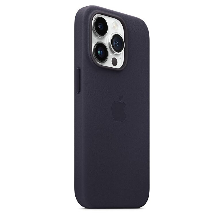 iPhone 14 Pro için MagSafe özellikli Deri Kılıf - Mürekkep Moru MPPJ3ZM/A