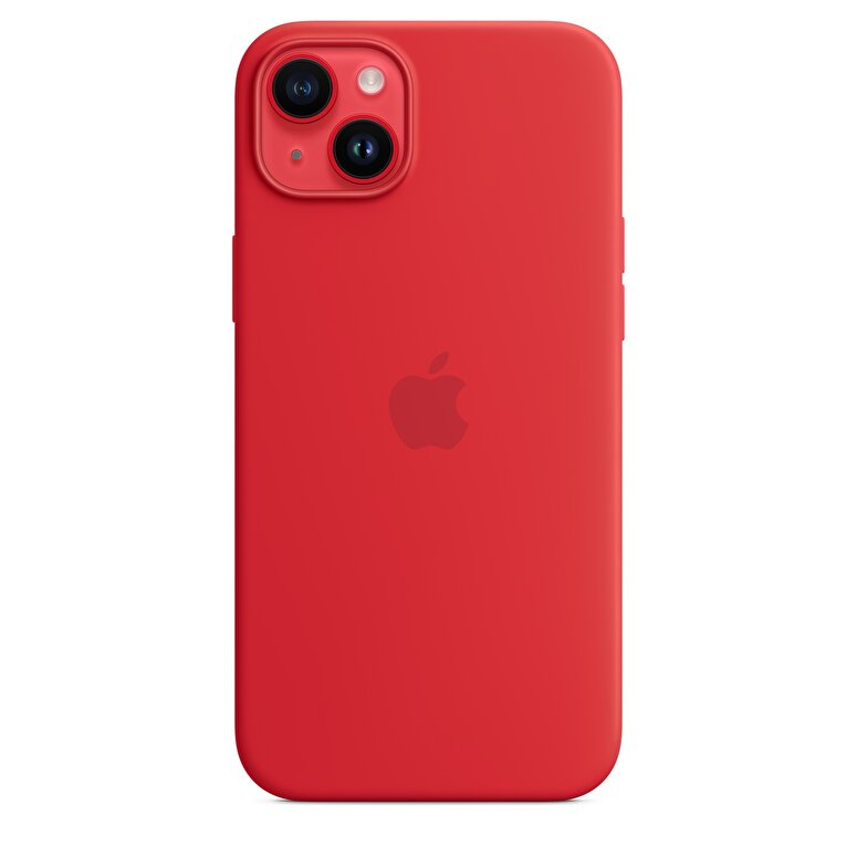 iPhone 14 Plus için MagSafe özellikli Silikon Kılıf - (PRODUCT)RED MPT63ZM/A
