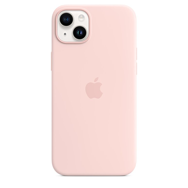 iPhone 14 Plus için MagSafe özellikli Silikon Kılıf - Puslu Pembe MPT73ZM/A