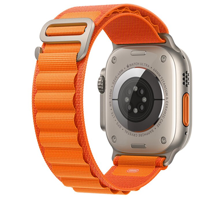Apple Watch 49 mm Turuncu Alpine Loop - Küçük Boy  MQDY3ZM/A