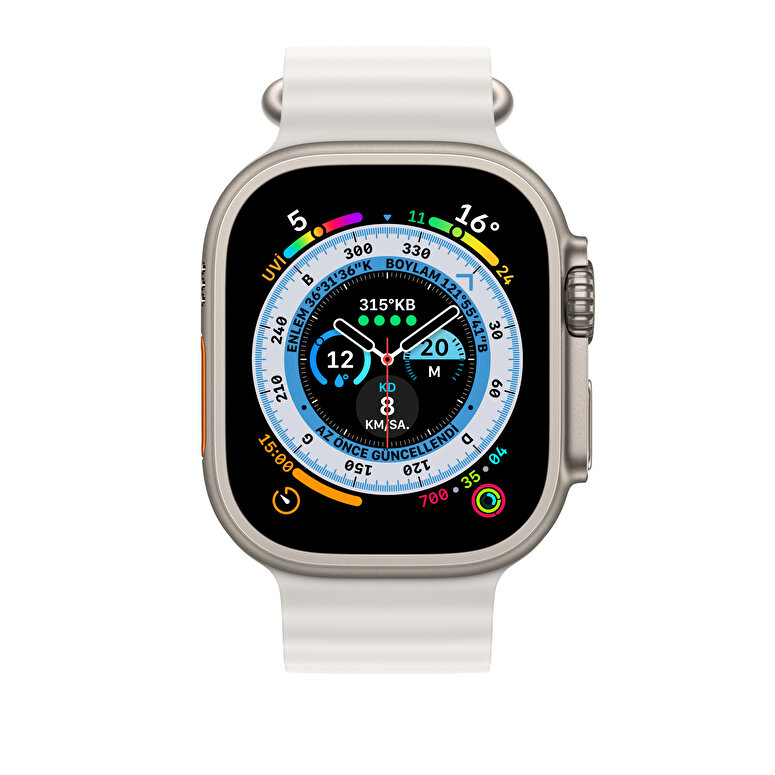 Apple Watch 49mm White Ocean Kordon MQE93ZM/A