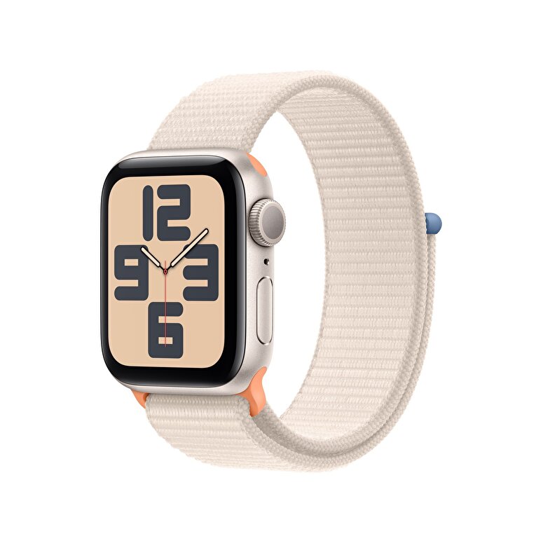 White sport band apple watch 2025