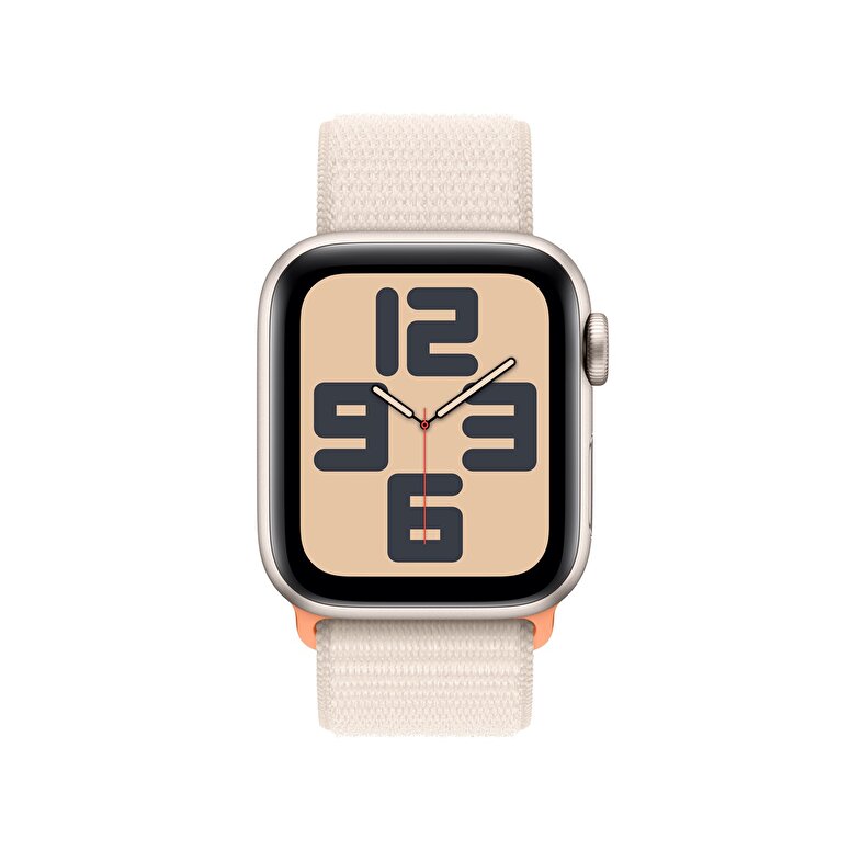 Apple Watch SE GPS + Cellular 40mm Yıldız Işığı Alüminyum Kasa ve Yıldız Işığı Spor Loop  MRG43TU/A