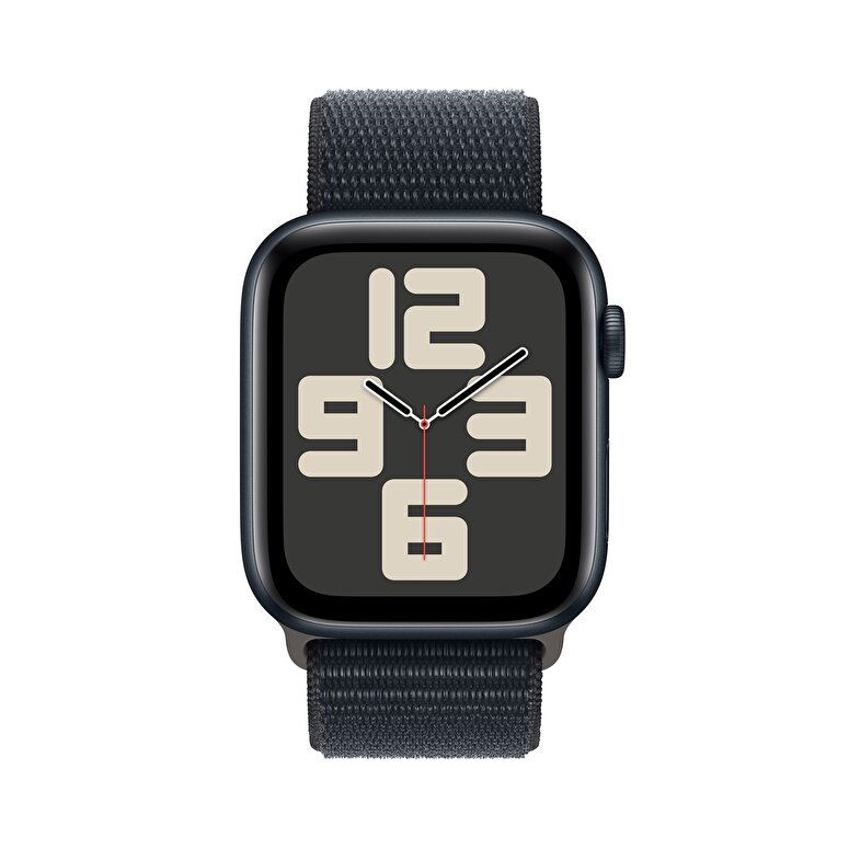 Apple Watch SE GPS + Cellular 44mm Gece Yarısı Alüminyum Kasa ve Gece Yarısı Spor Loop  MRHC3TU/A