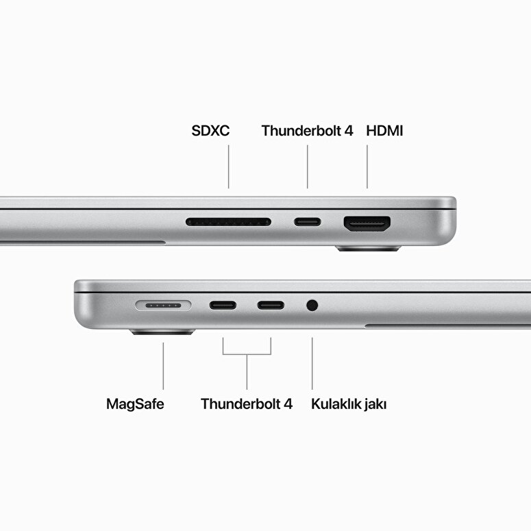 MacBook Pro 14 inc M3 Pro 12CPU 18GPU 18GB 1TB Gümüş  MRX73TU/A